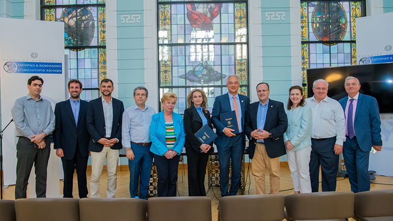 Μνημόνιο Συνεργασίας υπέγραψαν το ΕΒΕΑ και η Πρωτοβουλία ΕΛΛΑ-ΔΙΚΑ ΜΑΣ